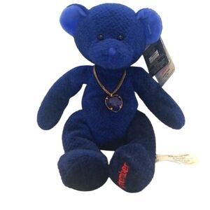 NWT Russ Bear's of the Month Blue September Teddy Bear Plush